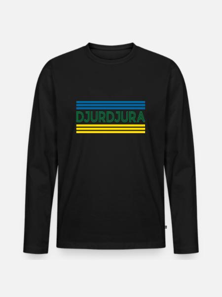 Djurdjura - T-shirt manches longues Premium bio Homme - noir