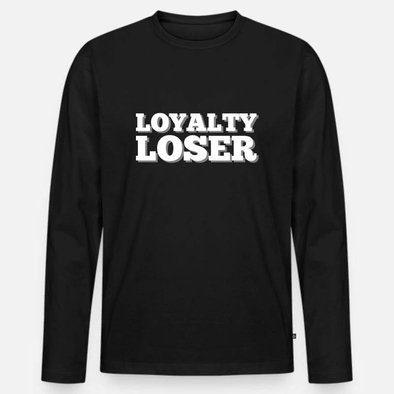 Cheater Relationship Revenge Cheating Disloyal - Männer Premium Bio Langarmshirt - Schwarz