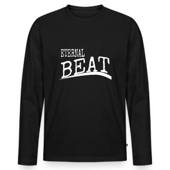 rhythmic movement jokes rhythm in nature - Männer Premium Bio Langarmshirt - Schwarz - Vorne - Nico (187cm)