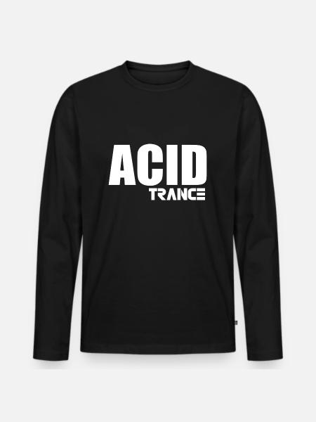 Transe acide - T-shirt manches longues Premium bio Homme - noir