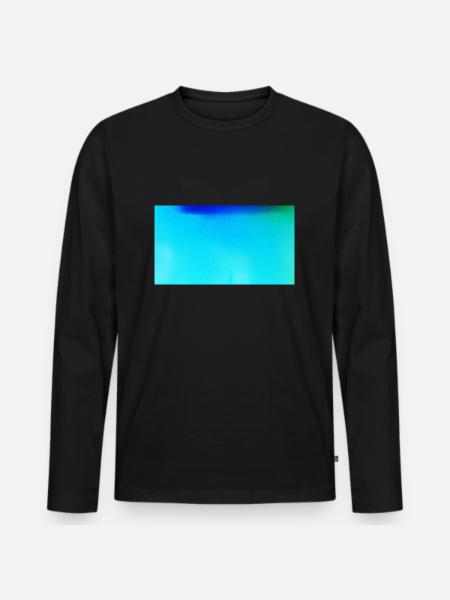 Ocean Style 141 - Männer Premium Bio Langarmshirt - Schwarz