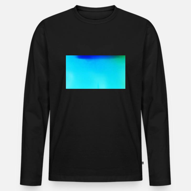 Ocean Style 141 - Männer Premium Bio Langarmshirt - Schwarz