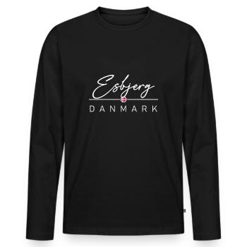 Dänemark - Esbjerg - Danemark - Danemark - T-shirt manches longues Premium bio Homme - noir - Devant - Nico (187cm)