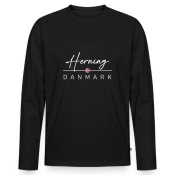 Dänemark - Herning - Danemark - Danemark - T-shirt manches longues Premium bio Homme - noir - Devant - Nico (187cm)