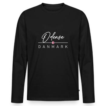 Dänemark - Odense - Danemark - Danemark - T-shirt manches longues Premium bio Homme - noir - Devant - Nico (187cm)