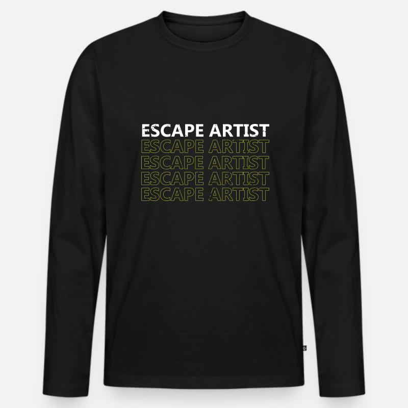 Lockpicking Lock Picking Aufsperrdienst Designs - Männer Premium Bio Langarmshirt - Schwarz