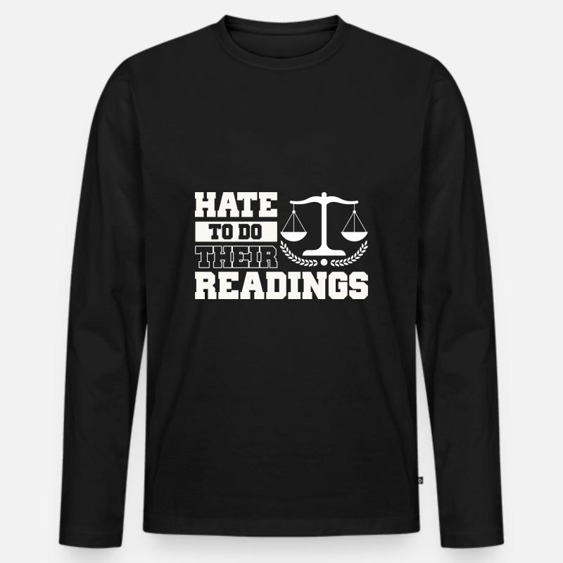 Anwalt - Männer Premium Bio Langarmshirt - Schwarz