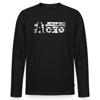 Fatbike Roue Fat Bike gros pneus Cadeau cool - T-shirt manches longues Premium bio Homme - noir - Devant - Nico (187cm)
