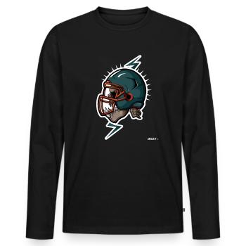 Arkham Pen & Paper Tischrollenspiel Tentakel - Men's Premium Organic Long Sleeve Shirt - black - Front - Nico (187cm)