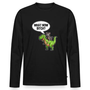 Conception d’opossum pour les amateurs d’opossum et d’opossum - T-shirt manches longues Premium bio Homme - noir - Devant - Nico (187cm)