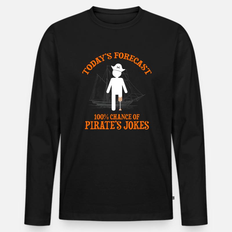 Beinprothesendesign und Beinprothesen - Männer Premium Bio Langarmshirt - Schwarz