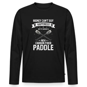 Drachenboot und Drachenboot Crew - Männer Premium Bio Langarmshirt - Schwarz - Vorne - Nico (187cm)