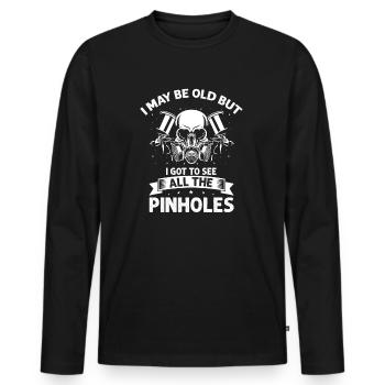 Autolackierer Angebot für Autolackierer - Männer Premium Bio Langarmshirt - Schwarz - Vorne - Nico (187cm)