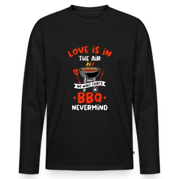 Barbecue Grill Grill Accessoires BBQ Grill Master Grill Grill - T-shirt manches longues Premium bio Homme - noir - Devant - Nico (187cm)