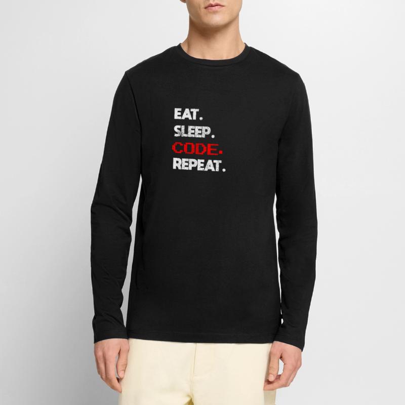 Coder programmer Men's Premium Organic Long Sleeve Shirt