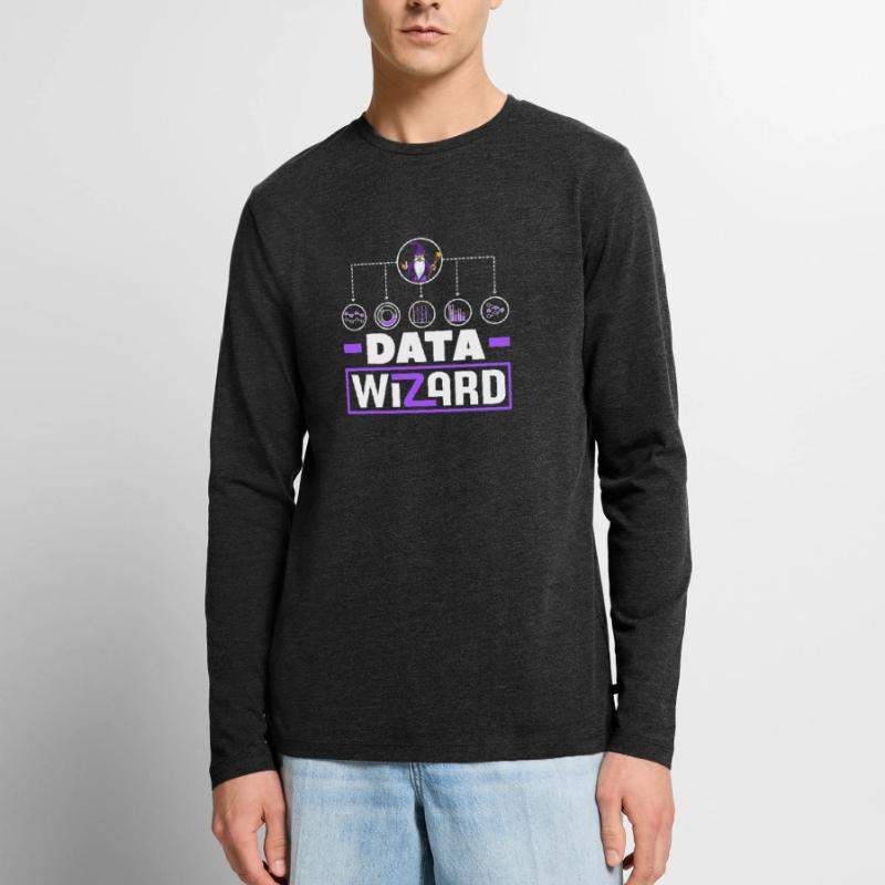 Data Analysis Data Assistant Engineering Business Men's Premium Organic Long Sleeve Shirt