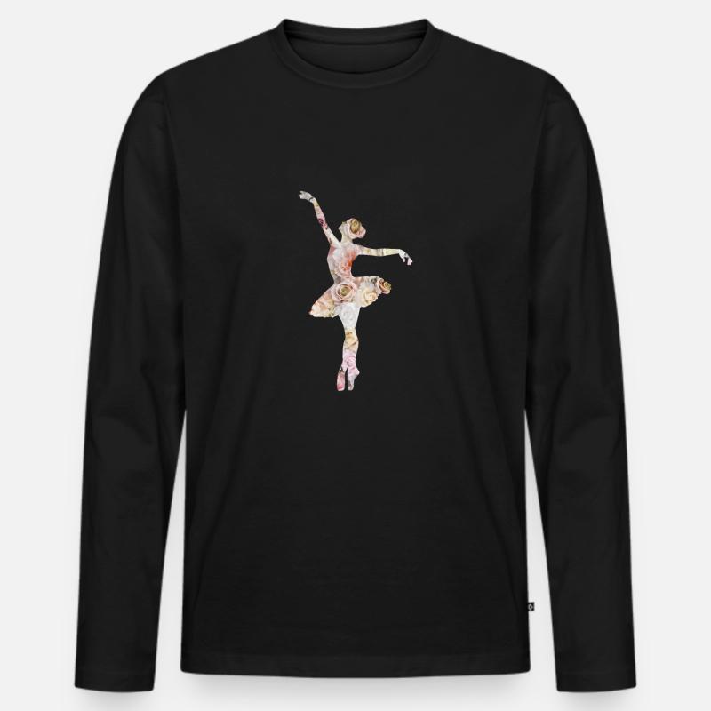 Danseuse de ballet Danseuse de ballet - T-shirt manches longues Premium bio Homme - noir