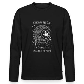 dream catcher - Men's Premium Organic Long Sleeve Shirt - black - Front - Nico (187cm)