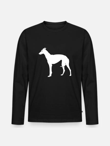Greyhound greyhound - Men's Premium Organic Long Sleeve Shirt - black