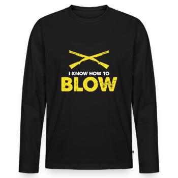 Duck hunting duck hunting hunter duck duck hunter design - Men's Premium Organic Long Sleeve Shirt - black - Front - Nico (187cm)