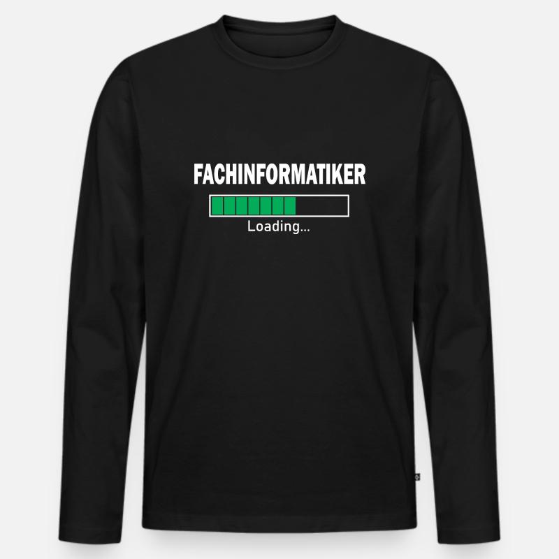 Fachinformatiker loading Programmierer Informatik Männer Premium Bio Langarmshirt