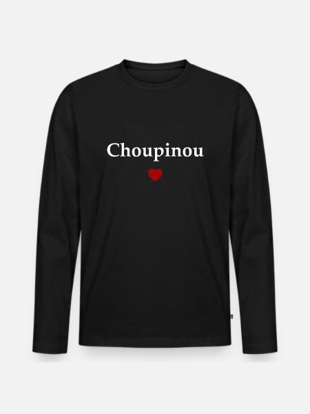Choupinou - T-shirt manches longues Premium bio Homme - noir