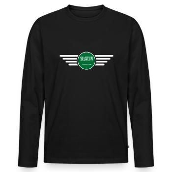 Saudi Arabien Wüstenzauber Stil Design T-Shirt - Männer Premium Bio Langarmshirt - Schwarz - Vorne - Nico (187cm)