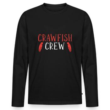 Langusten Languste - Männer Premium Bio Langarmshirt - Schwarz - Vorne - Nico (187cm)