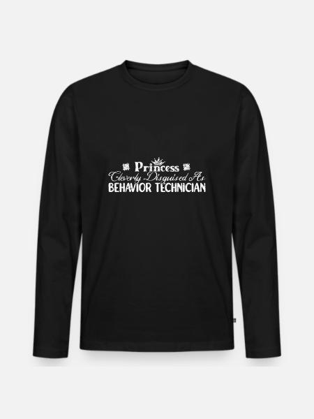 Behavioral Therapist Therapist - Men's Premium Organic Long Sleeve Shirt - black