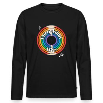 Eurovision Switzerland 2025 - Men's Premium Organic Long Sleeve Shirt - black - Front - Nico (187cm)