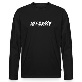 Hessen witziger Spruch Bundesland - Männer Premium Bio Langarmshirt - Schwarz - Vorne - Nico (187cm)