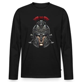 Roman Legionnaires Ancient Rome Roman Empire - Men's Premium Organic Long Sleeve Shirt - black - Front - Nico (187cm)