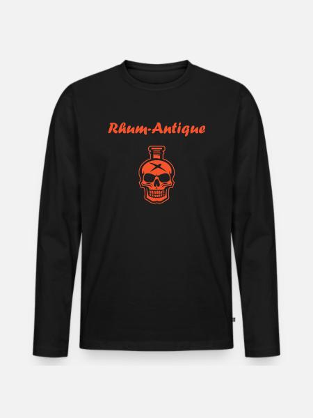 Rhum - T-shirt manches longues Premium bio Homme - noir