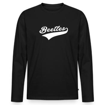 Beetle Cool Easter Gift - T-shirt manches longues Premium bio Homme - noir - Devant - Nico (187cm)