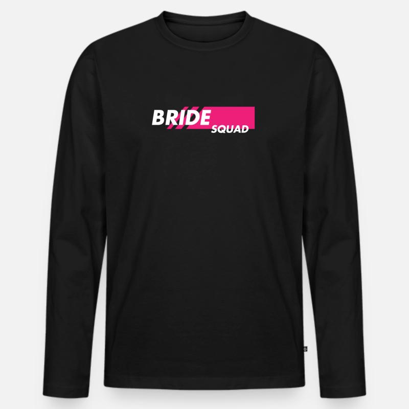 junggesellinnenabschied - Männer Premium Bio Langarmshirt - Schwarz
