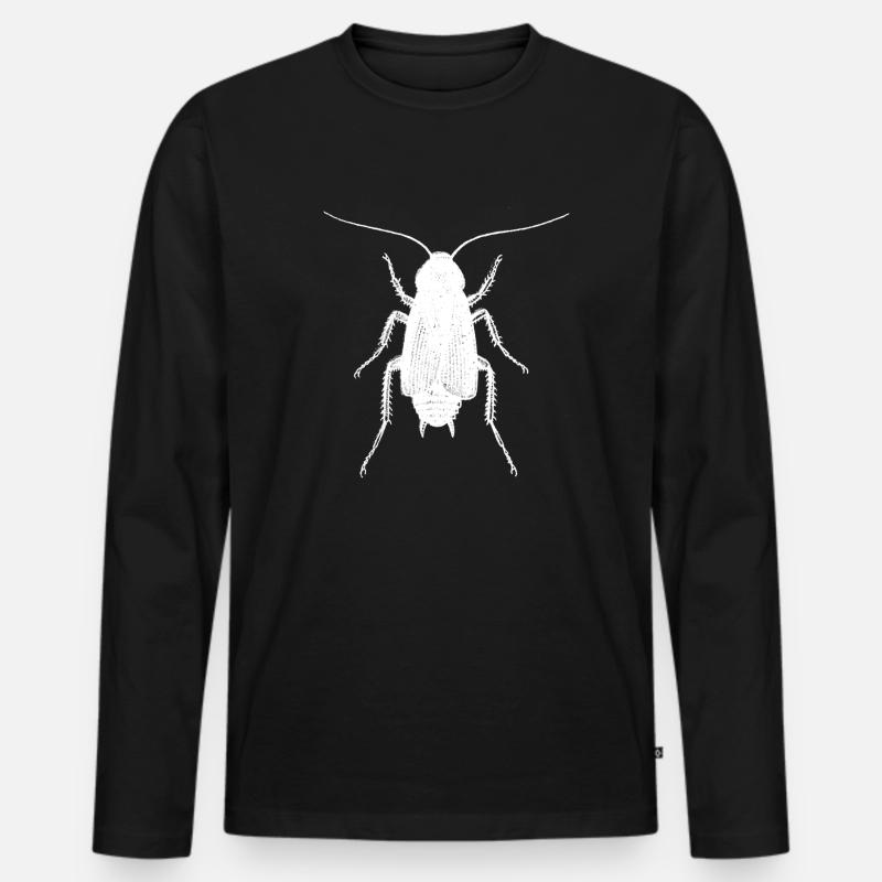 Schabe - Männer Premium Bio Langarmshirt - Schwarz