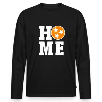 Home Tennessee Liebhaber Freiwilliger Staat Tennes - Männer Premium Bio Langarmshirt - Schwarz - Vorne - Nico (187cm)