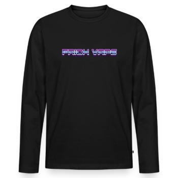 Verdammter Vape Anti Vaping No Vape FRICK VAPE - Männer Premium Bio Langarmshirt - Schwarz - Vorne - Nico (187cm)