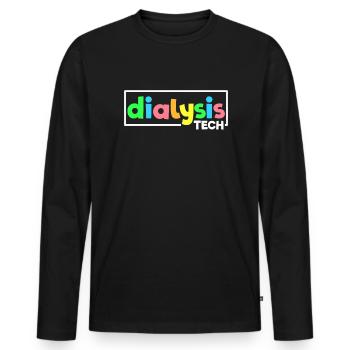 Dialysetechniker Hämodialysetechniker Dialyse - Männer Premium Bio Langarmshirt - Schwarz - Vorne - Nico (187cm)