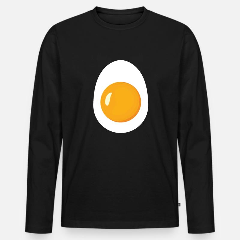 Devil's Egg Costume Funny Thanksgiving Devil's Egg Men's Premium Organic Long Sleeve Shirt