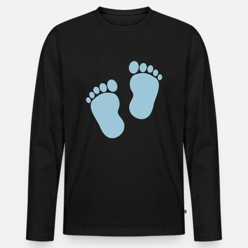 Baby Boy - Männer Premium Bio Langarmshirt - Schwarz