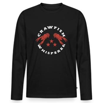 Langusten Languste - Männer Premium Bio Langarmshirt - Schwarz - Vorne - Nico (187cm)