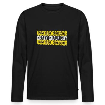 Forensics Forensic Scientist Forensic Science - Men's Premium Organic Long Sleeve Shirt - black - Front - Nico (187cm)