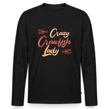 Langusten Languste - Männer Premium Bio Langarmshirt - Schwarz - Vorne - Nico (187cm)