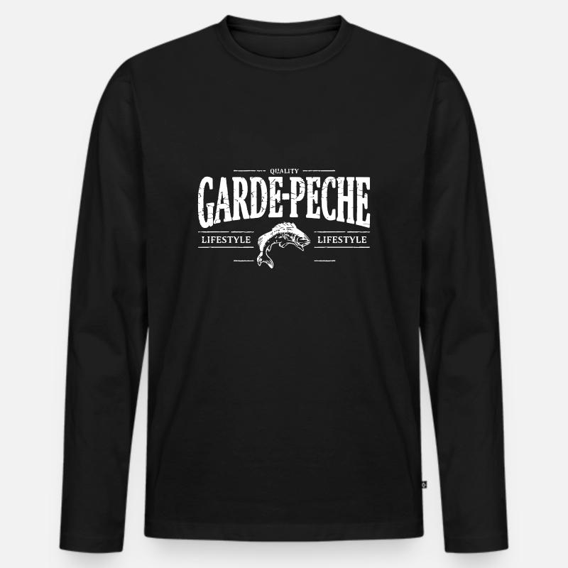Schutzbeauftragten - Männer Premium Bio Langarmshirt - Schwarz