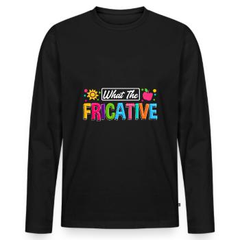 Speech Language Pathologist Speech Therapist - Männer Premium Bio Langarmshirt - Schwarz - Vorne - Nico (187cm)