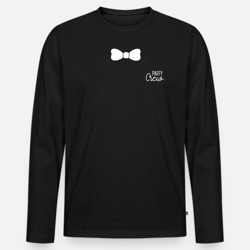 Junggesellenabschied - Männer Premium Bio Langarmshirt - Schwarz
