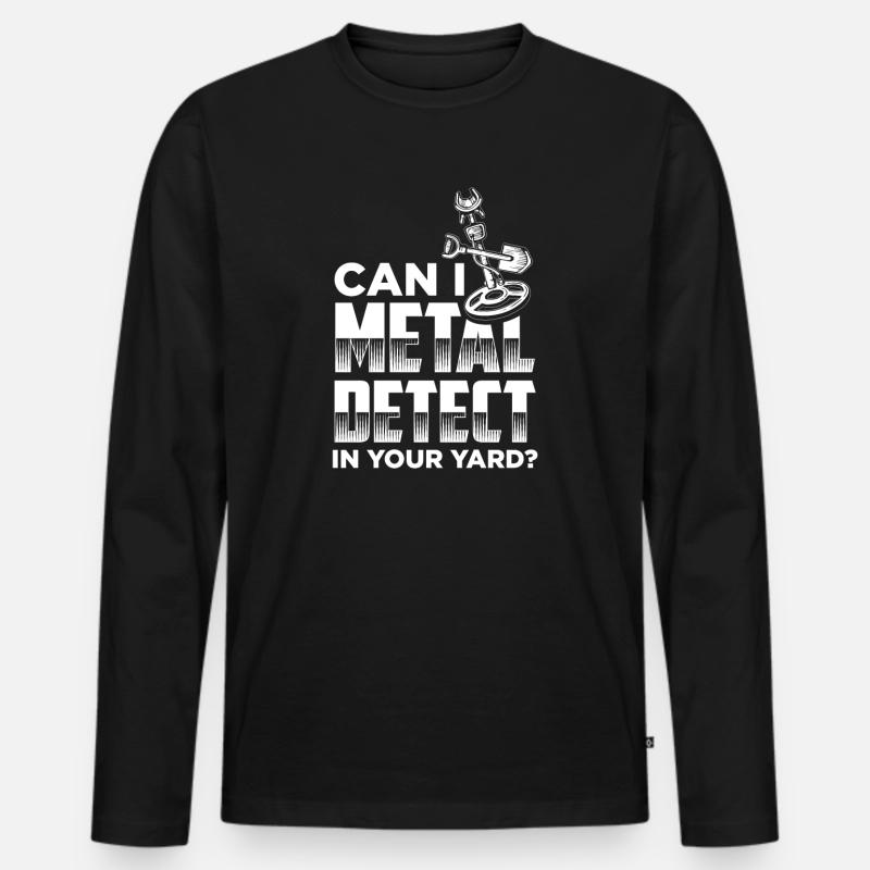 Gondeln | Schatzsuche Metalldetektor Geschenkideen - Männer Premium Bio Langarmshirt - Schwarz