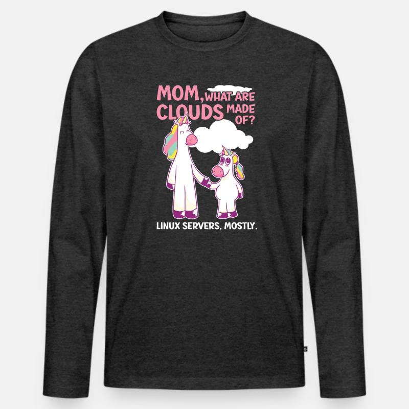 Cloud Computing Informatik Tech Männer Premium Bio Langarmshirt