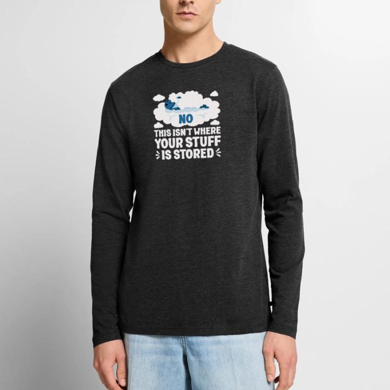 Cloud Computing Informatik Computer Programmierer Männer Premium Bio Langarmshirt